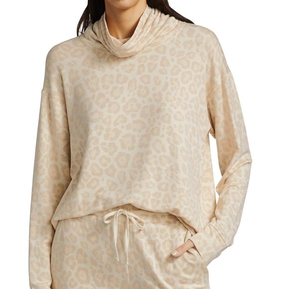 Splendid Tops - NWT SPLENDID 2 Pc Leopard Pullover & Joggers